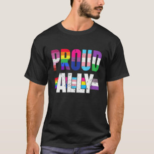 Proud Ally For Gay Pride Month Transgender Flag D T-Shirt