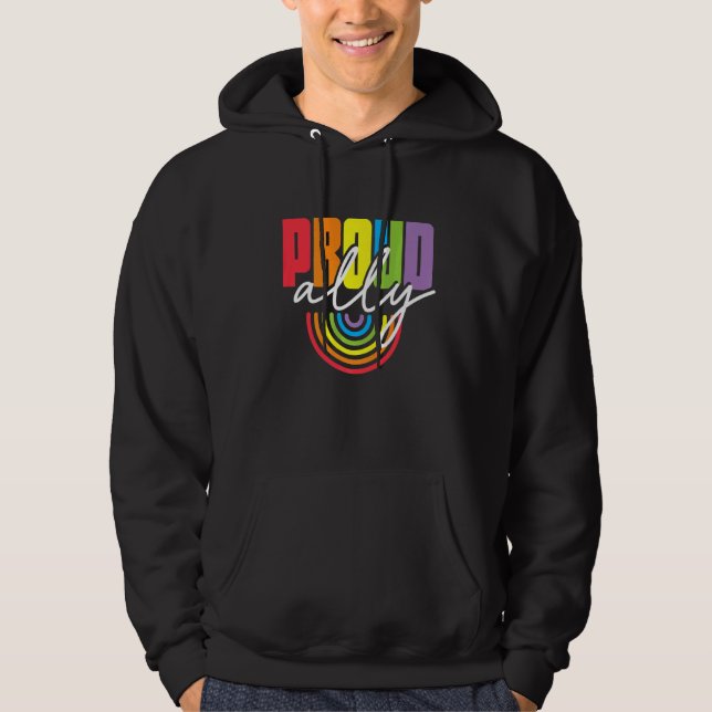 Proud Ally Hoodie (Front)