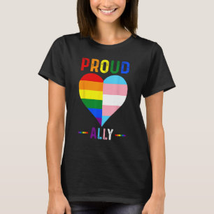 Proud Ally  LGBTQ+ Pride month LGBT Flag Proud All T-Shirt