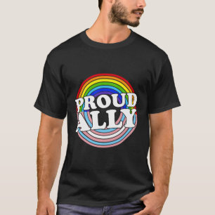Proud Ally Lgbtqa Pride Support T-Shirt