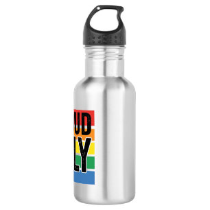 Proud Ally Vintage Pride Support Shirt Design_1 532 Ml Water Bottle