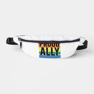 Proud Ally Vintage Pride Support Shirt Design_1 Bum Bags