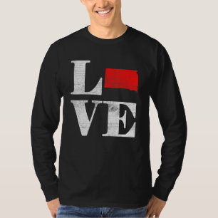 Proud America Citizen State Flag Land Map Love Sou T-Shirt