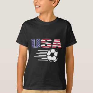 Proud America Soccer Fans Jersey - Usa Flag Footll T-Shirt