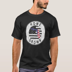 Proud America State Flag US Home Grown Florida T-Shirt