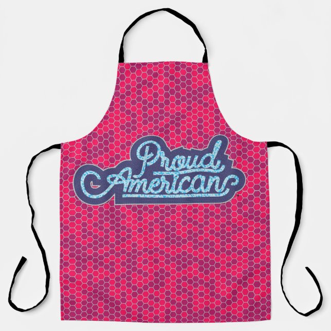 Proud American All-Over Print Apron (Front)