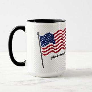 PROUD AMERICAN COFEE MUG