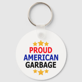 Proud American Garbage Keychain