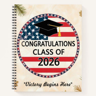 "Proud American Graduate" Notebook