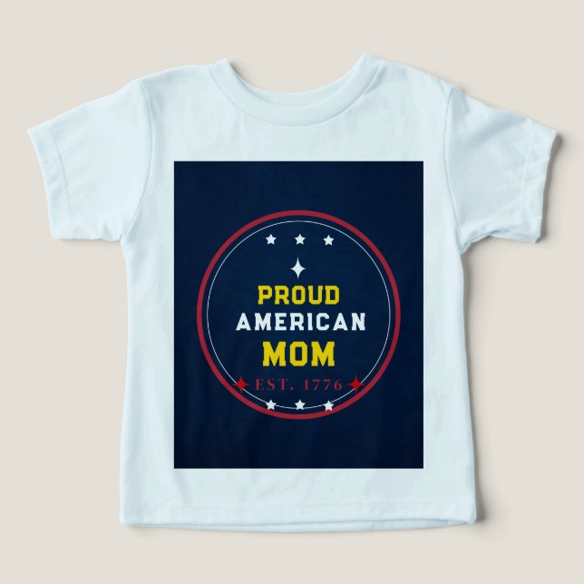 Proud American Mum 4th of July (Design Front)