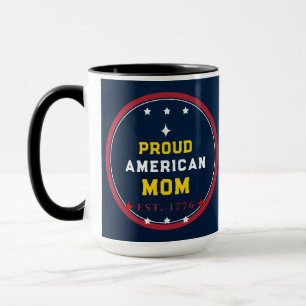Proud American Mum 4th of July Mug