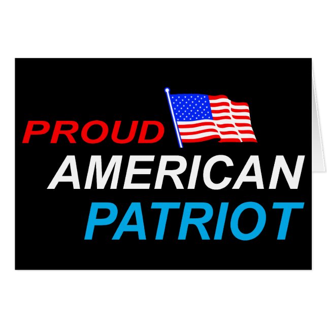 Proud American Patriot (Front Horizontal)