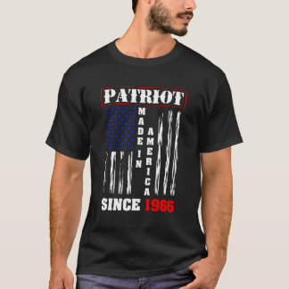 Proud American Patriot Americans Born In 1966 Happ T-Shirt