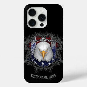 Proud American Patriot (personalised) iPhone 15 Pro Case