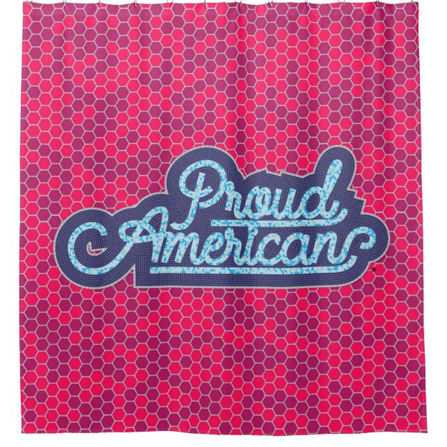 Proud American Shower Curtain (Front)