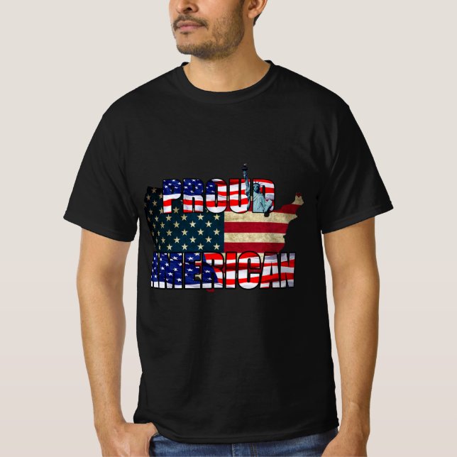 PROUD AMERICAN T-Shirt (Front)