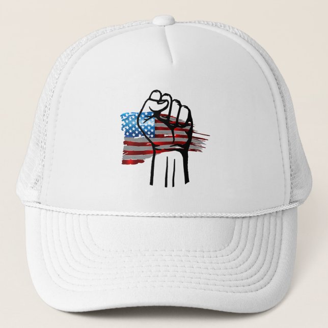 PROUD AMERICAN TRUCKER HAT (Front)