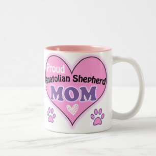 Proud Anatolian Shepherd Mum Two-Tone Coffee Mug