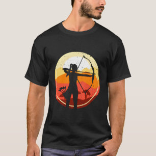 Proud Archery Archer Sports Girl Woman Gift T-Shirt