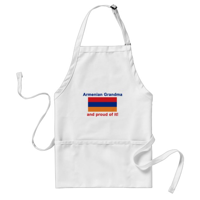 Proud Armenian Grandma Standard Apron (Front)