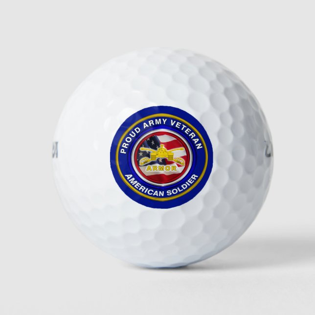 Proud Armour Veteran Golf Balls (Front)