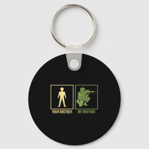 Proud Army Brother I-navy Airforce Seal Ranger Key Ring