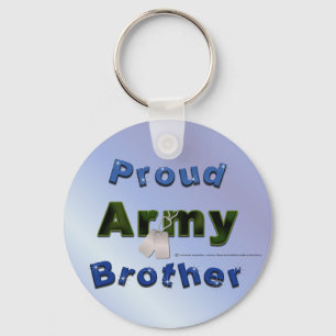 Proud Army Brother Keychain