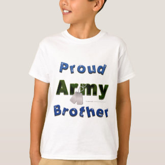 Proud Army Brother Kids Tee