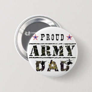 Proud Army Dad 6 Cm Round Badge