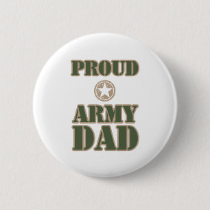 Proud Army Dad 6 Cm Round Badge