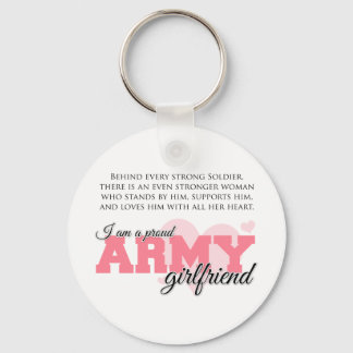 Proud Army Girlfriend Key Ring