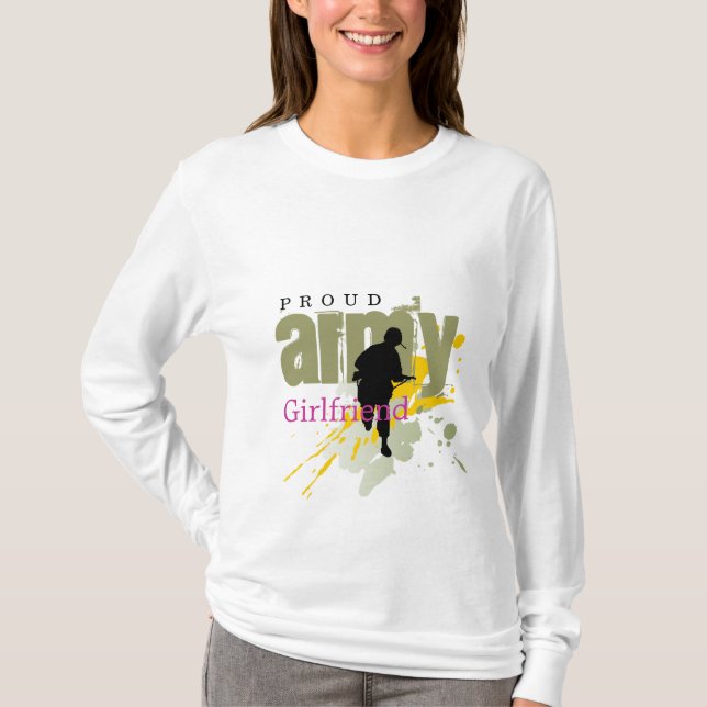 Proud Army Girlfriend T-Shirt (Front)