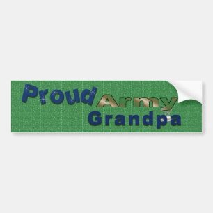 Proud Army Grandpa Bumper Sticker