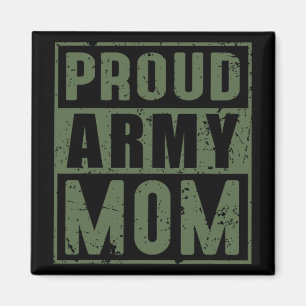 Proud Army Mom American Military Veteran Mothers D Magnet