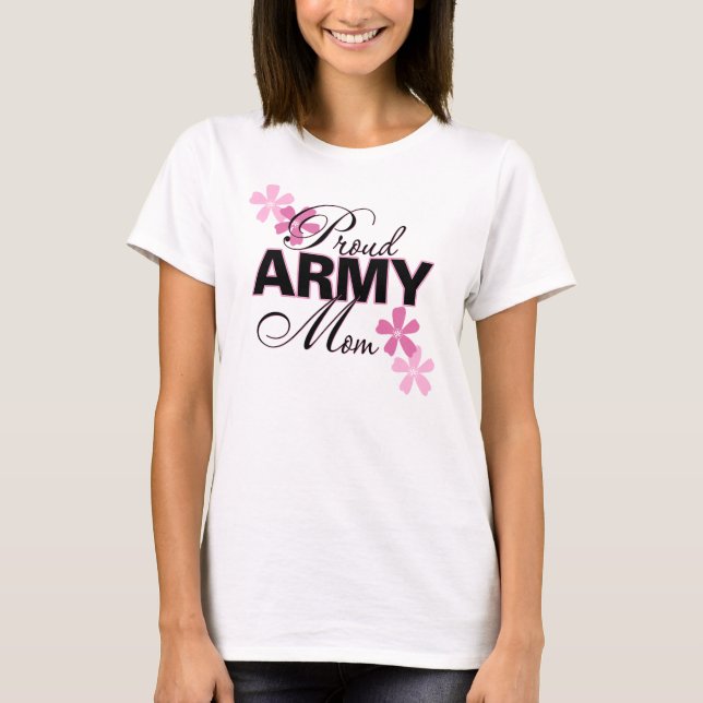 Proud Army Mum (4 Erika R) T-Shirt (Front)