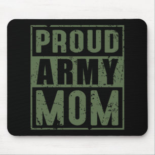 Proud Army Mum American Military Veteran Mothers D Mouse Pad