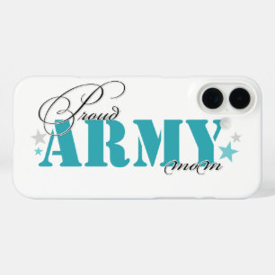 Proud Army Mum iPhone 16 Plus Case
