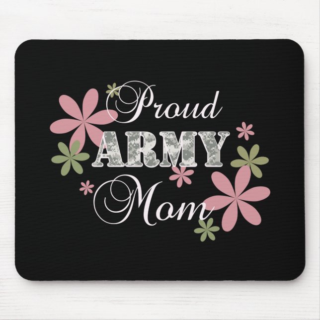 Proud Army Mum [fl c] Mouse Pad (Front)