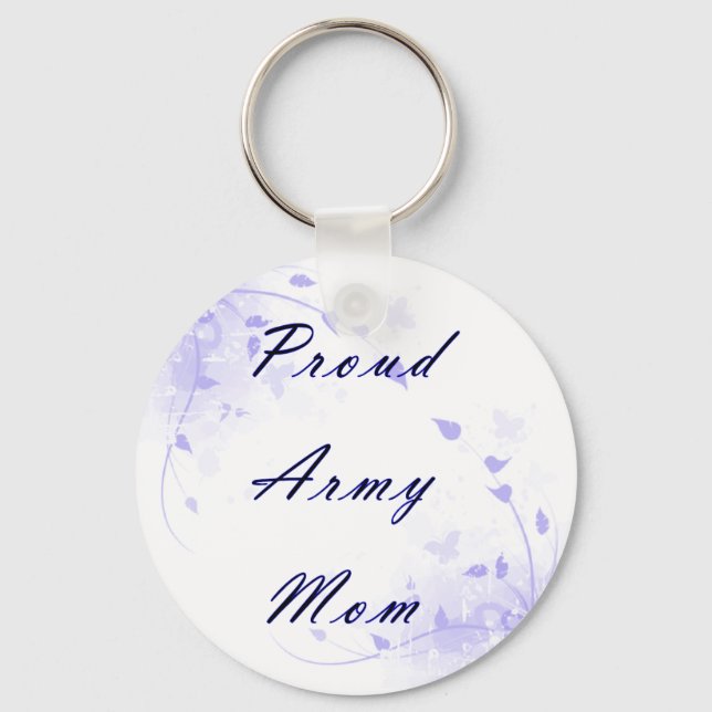 Proud Army Mum Key Ring (Front)