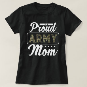 Proud Army Mum Ladie's T-Shirt