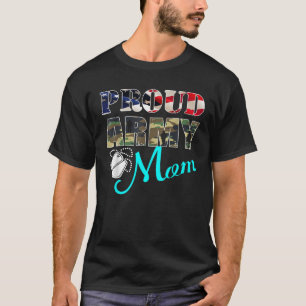 Proud Army Mum Military Familys Mother Gifts T-Shirt