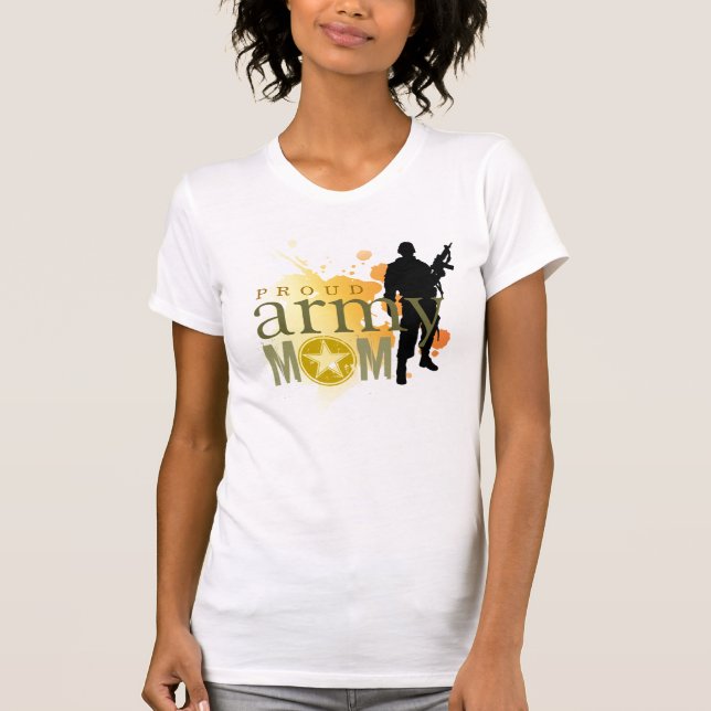 Proud Army Mum T-Shirt (Front)