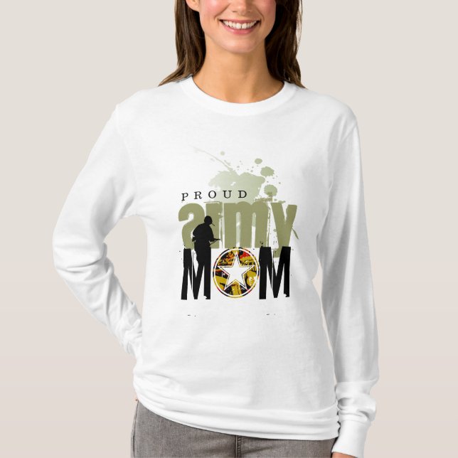 Proud Army Mum T-Shirt (Front)