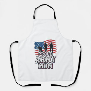 Proud Army Mum Vintage Patriotic Military Shirt_1 Apron