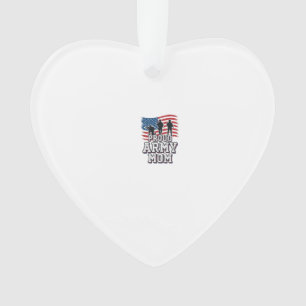Proud Army Mum Vintage Patriotic Military Shirt_1 Ornament