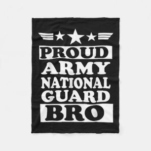 Proud Army National Guard Brother National Fleece Blanket