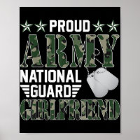 Proud Army National Guard Girlfriend Military Fami
