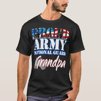 Proud Army National Guard Grandpa Grandparents T-Shirt