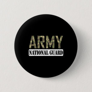 Proud Army National Guard Military Family Veteran 6 Cm Round Badge