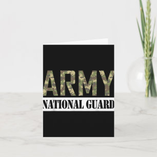 Proud Army National Guard Military Family Veteran  Card